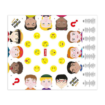 Quercetti - Make a Face Puzzle for Kids - Creative Expression Learning Toy