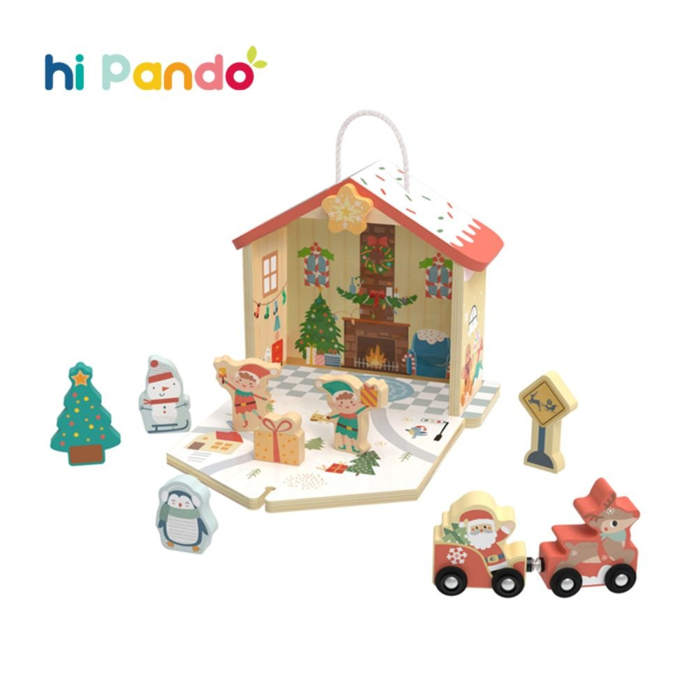 hi Pando - Wooden Christmas Story Box Play Set