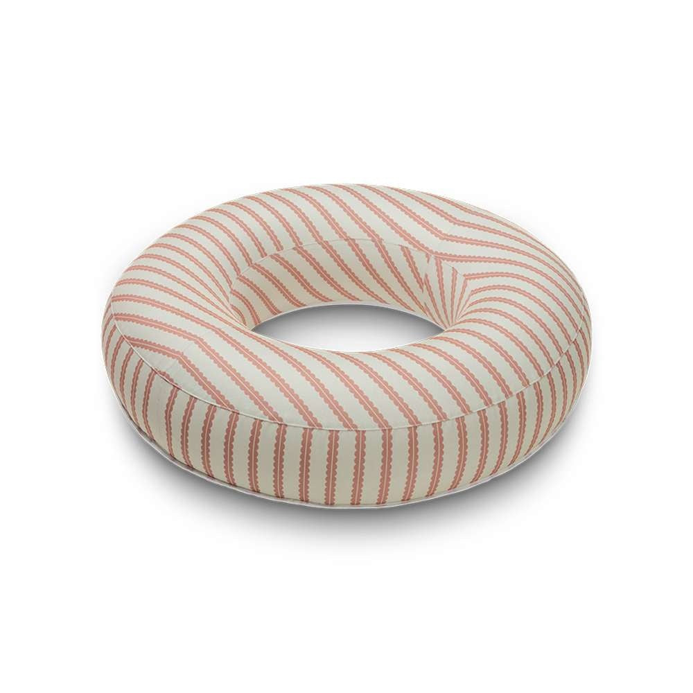 Swim Essentials - Swim Ring with Luxe Fabric Cover - Saint Tropez 120cm
