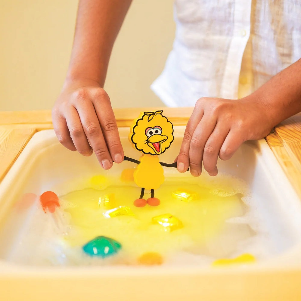Glo Pals - Water Activated Light-Up Sensory Toys - Big Bird Sesame Street