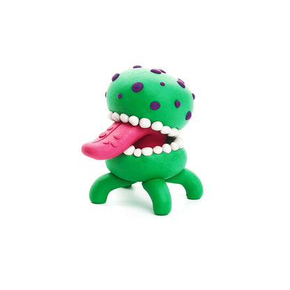Hey Clay - Modelling Air-Dry Clay with Fun Interactive App - Burger, Trio, Scorpio, Series Aliens, 6 cans