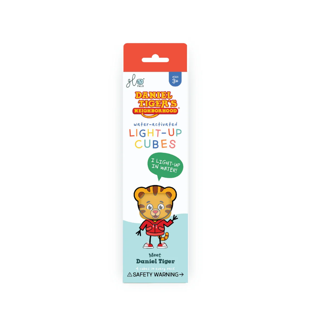 Glo Pals - Water Activated Light-Up Sensory Toys - Daniel Tiger (4 Pack)