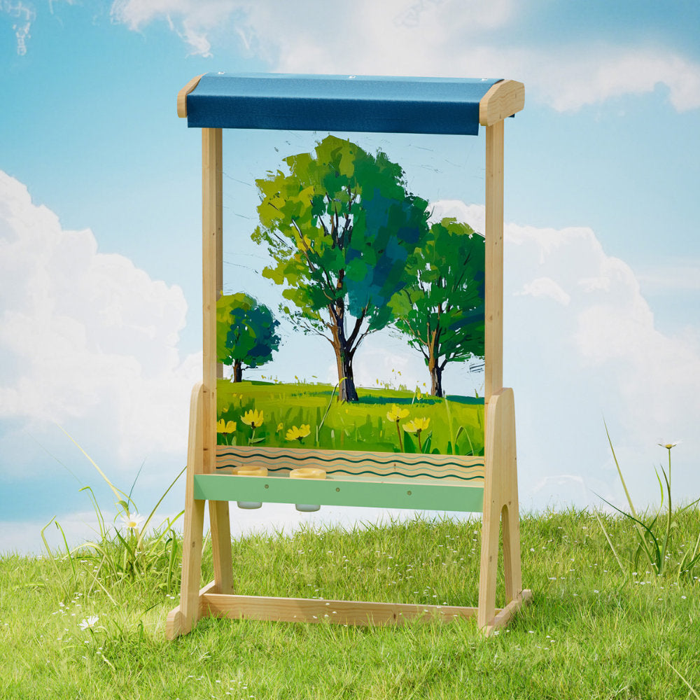 TopBright - Outdoor Painting Art Easel with Double-Sided Clear Board - 5pcs