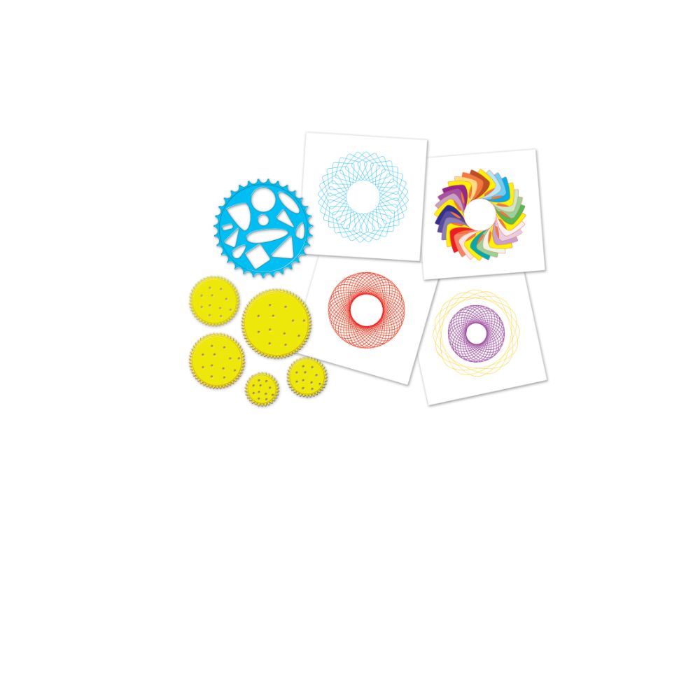 Quercetti - Mandala Drawing Set - Geometric Art & Design Toy for Kids