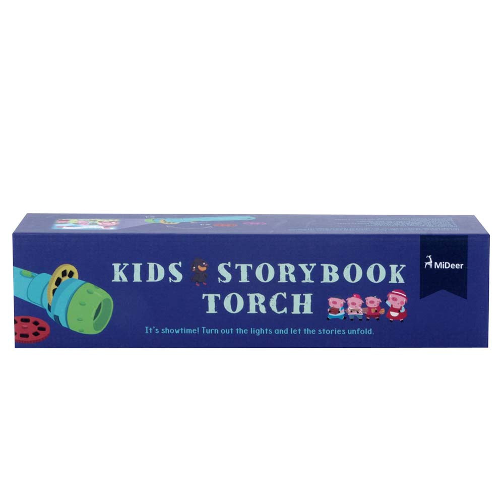 Mideer - Storybook Projector Torch for Kids - Bedtime Story Flashlight