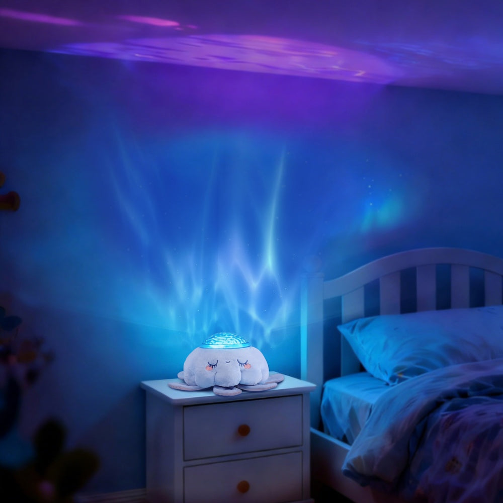 TopBright - Jellyfish Night Light & Projector with Sounds