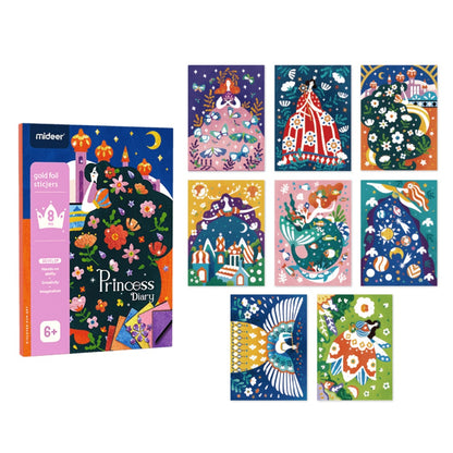 Mideer - Sticker Activity Set - Princess Diary