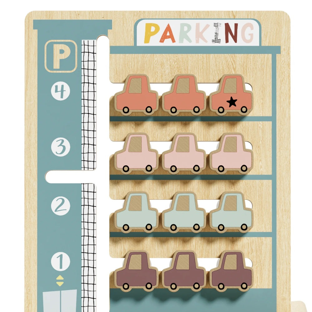 TopBright - Montessori Parking Challenge: Sliding Puzzle Board Game for Kids