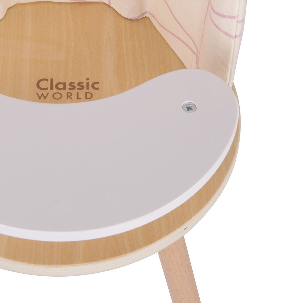 Classic World - Pretend & Play - Modern Doll High Chair