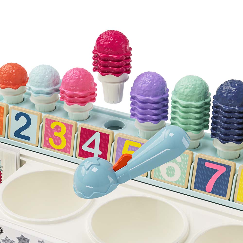 TopBright - Ice Cream Shop - Number Learning Box & Activity Cards