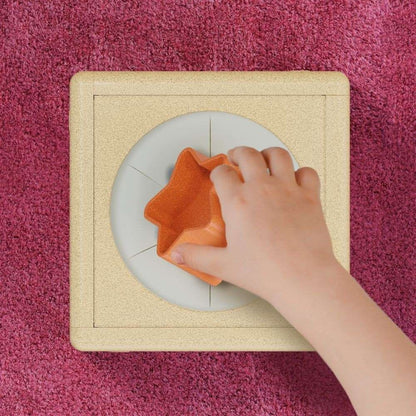 Quercetti - Shape Sorting Activity Cube - Eco-friendly Educational Toy
