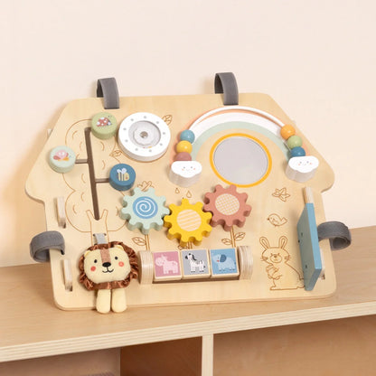 TookyToy - 2-in-1 Montessori Activity Busy Board