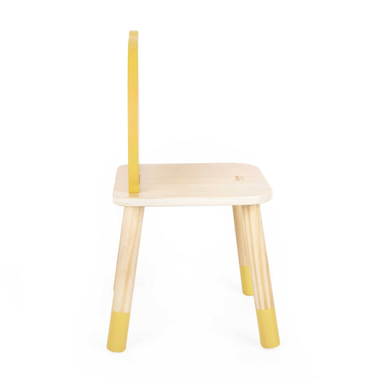 Classic World - Wooden Kids Grace Chair - Lemon - 27.6 x 28 x 48.8 cm