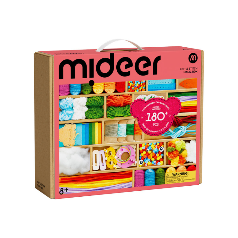 Mideer - Arts & Crafts Box for Kids - DIY Craft Kit 180+ Pieces