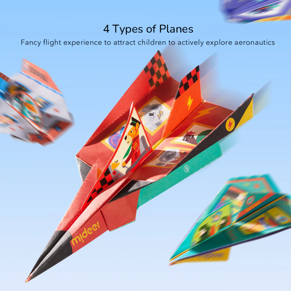 Mideer - Origami Paper Craft Kit: Flight Diary