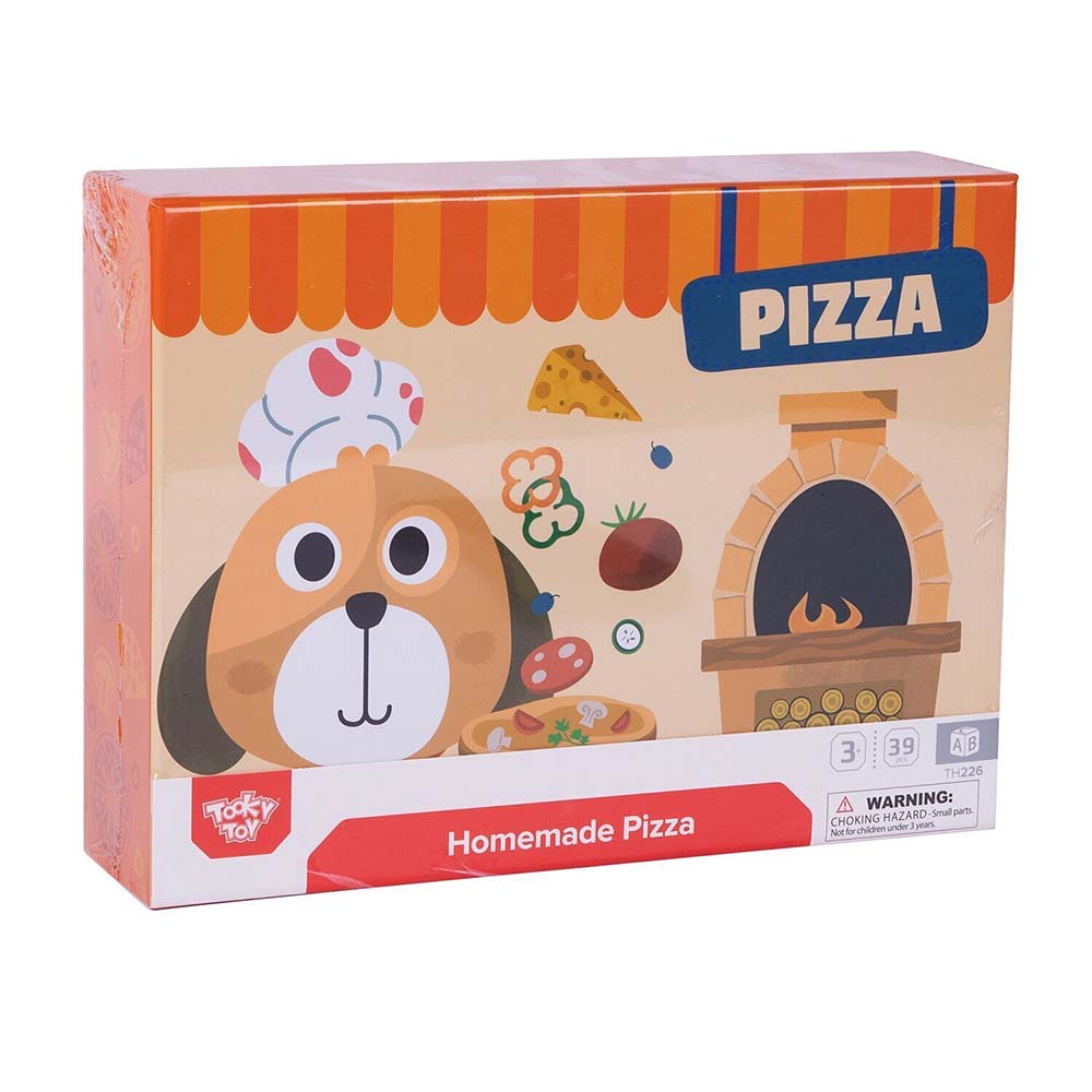 TookyToy - Pretend Play Homemade Pizza & Pizza Oven Toy Set