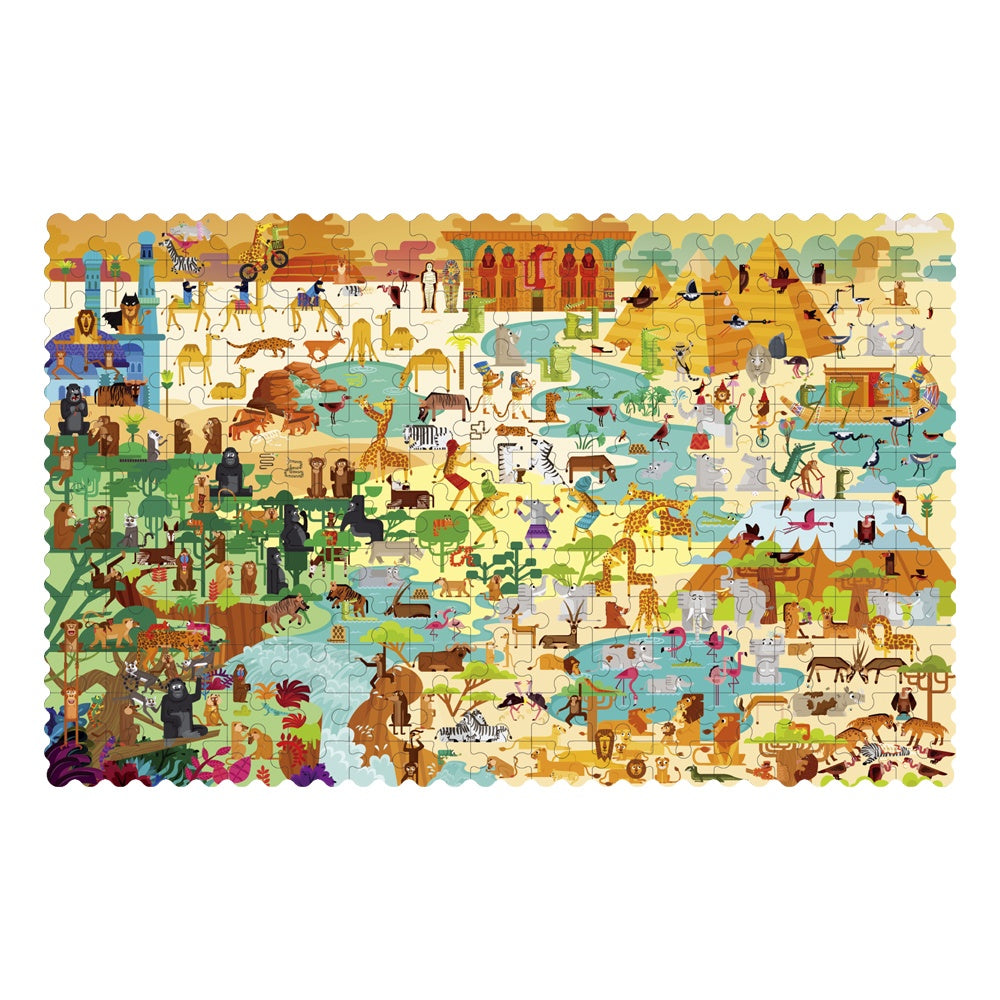 Mideer - Travel Around the World Puzzle - Passion Africa - 180pcs