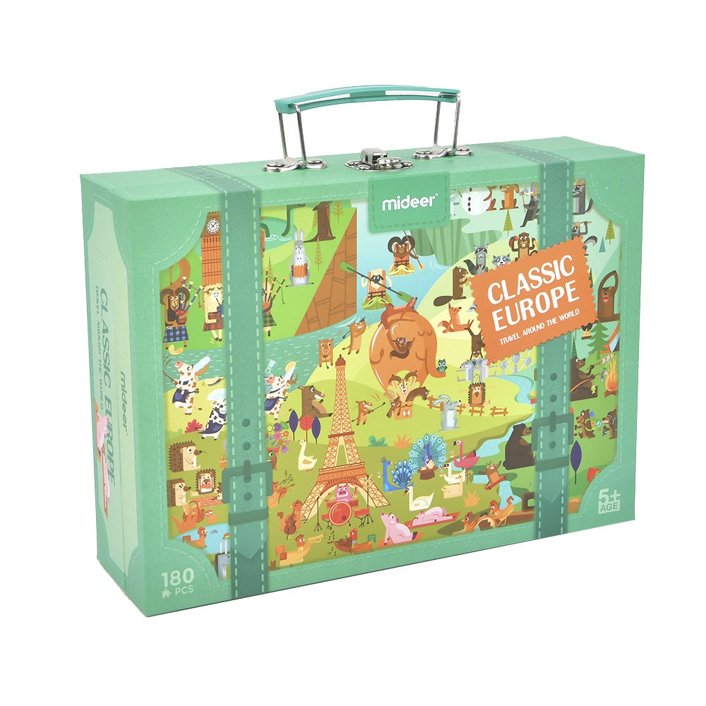 Mideer - Travel Around the World Puzzle - Classic Europe - 180pcs