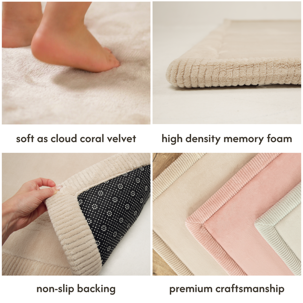 Hakuna Matte - CloudSoft Play Mat Carpet - Beige 280 x 200 x 2.5 cm