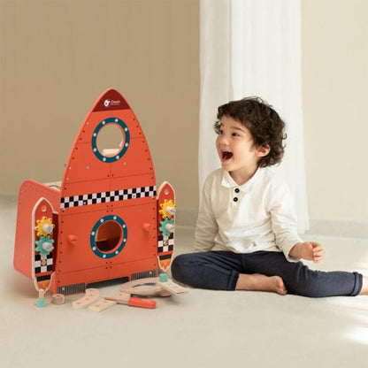 Classic World - Pretend & Play - Rocket Workbench & Tool Set