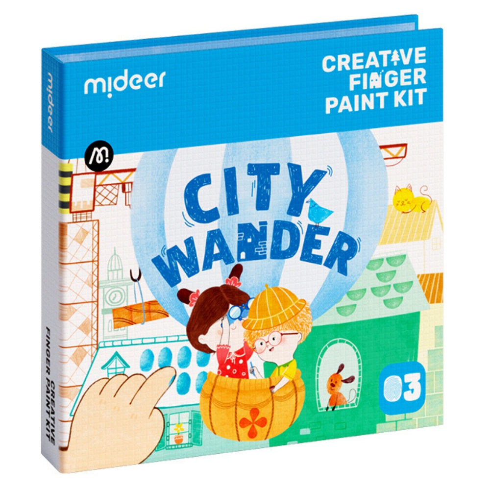 Mideer - Creative Finger Paint Kit - City Wander
