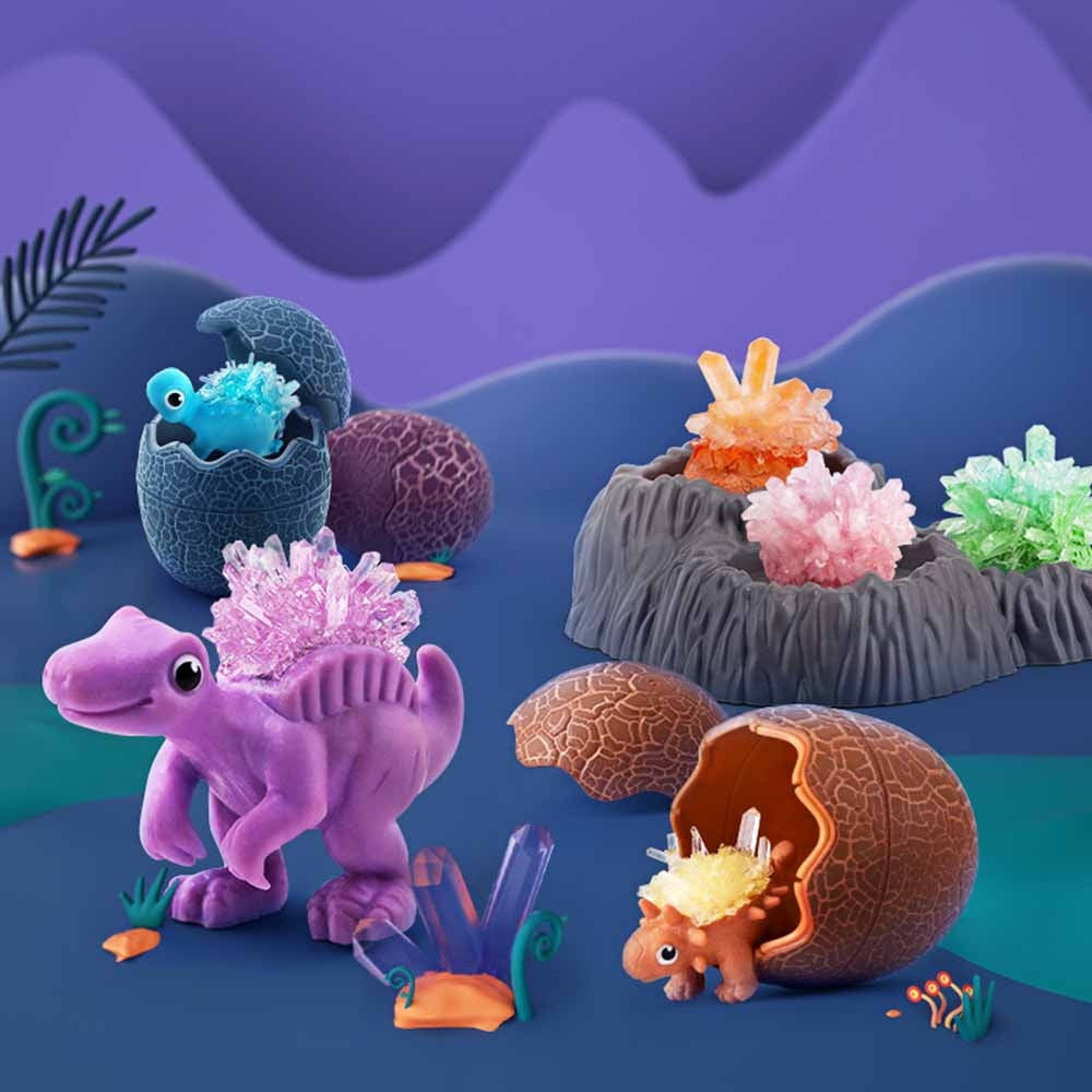 TopBright - Crystal Growing Kit for Kids - Science Experiment Deluxe Gift Dinosaur