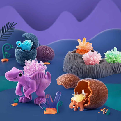 TopBright - Crystal Growing Kit for Kids - Science Experiment Deluxe Gift Dinosaur