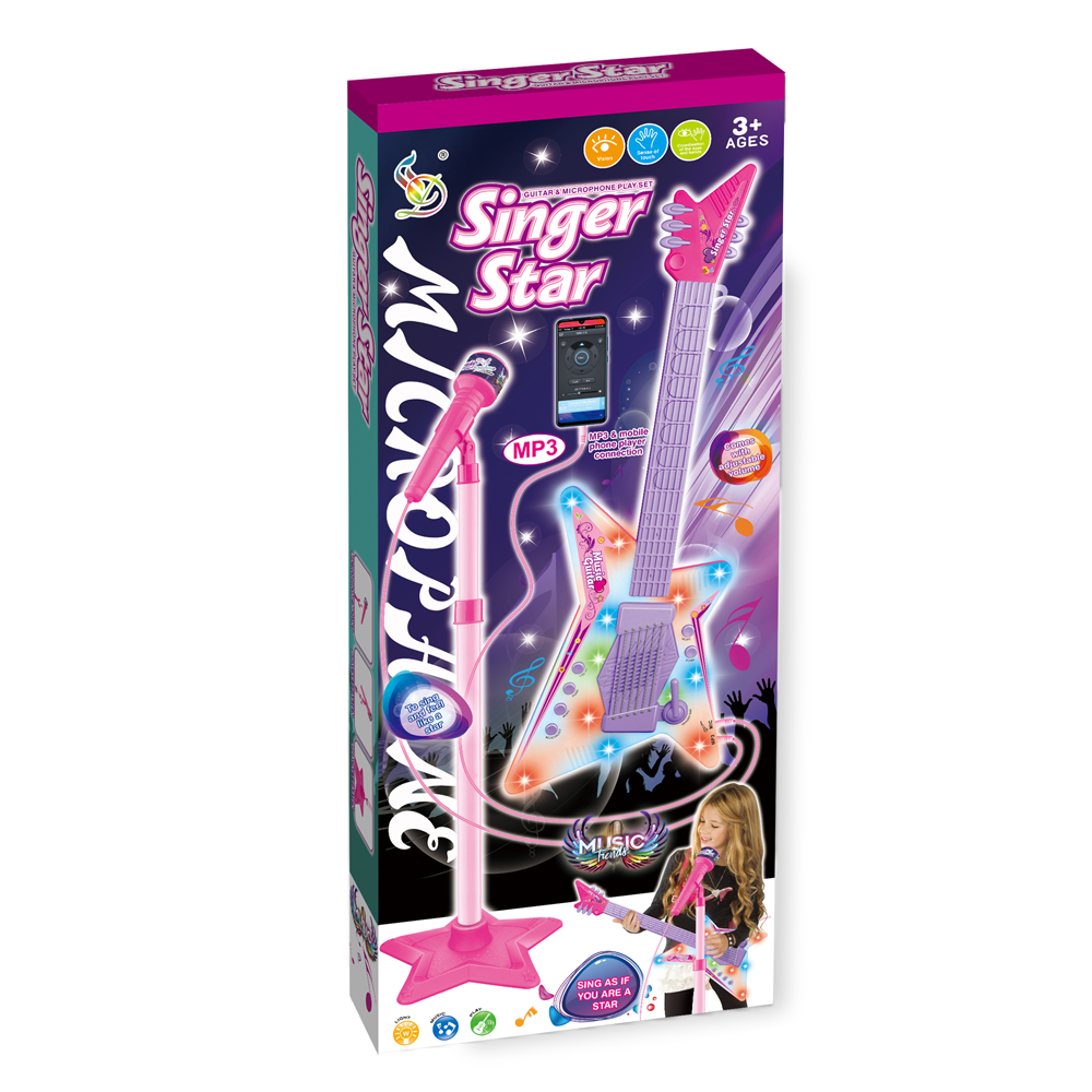 Cogo - Electric Dual Microphone and Guitar Set