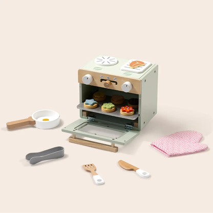 TookyToy - Pretend Play Kitchen Oven Cooking Toy Playset