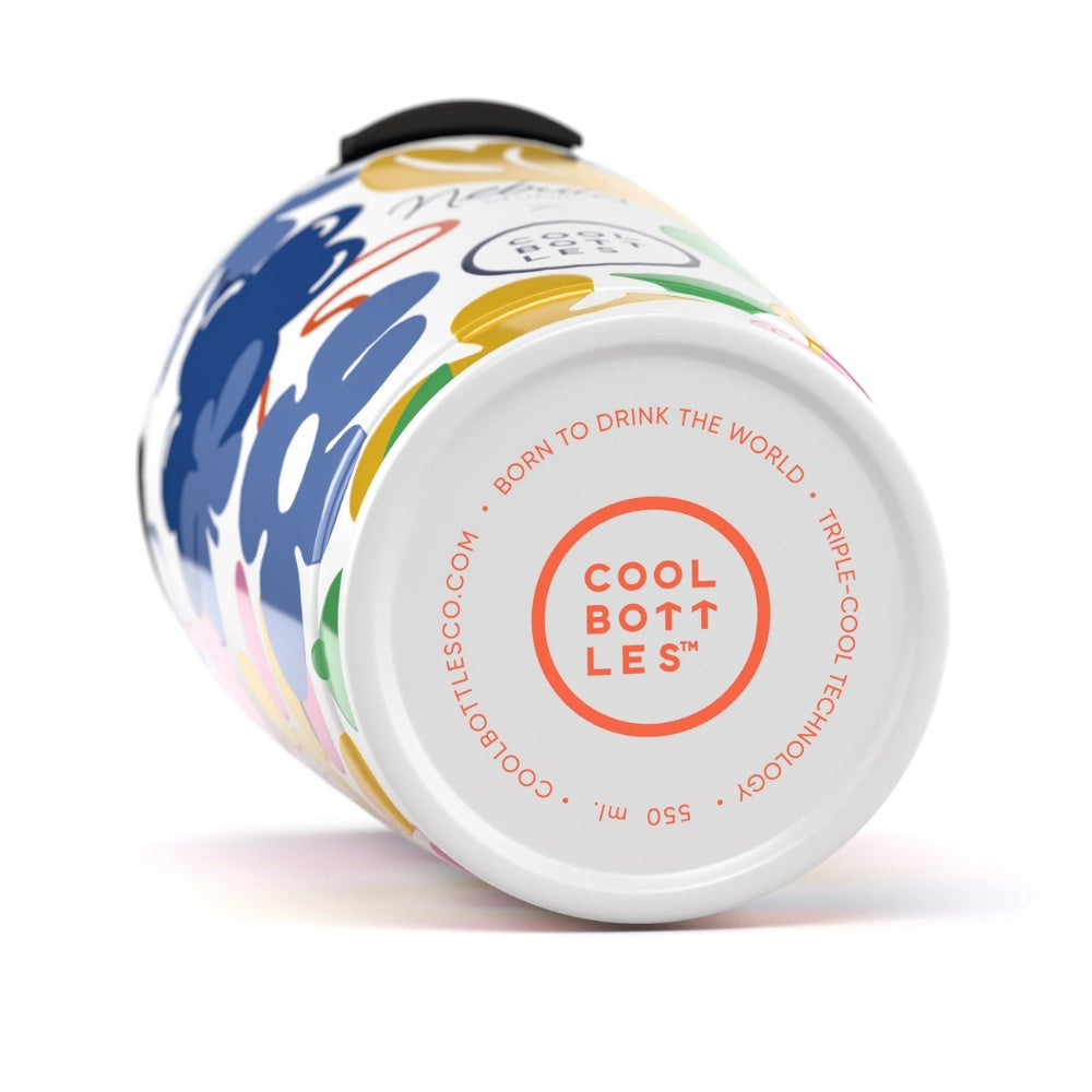 Cool Bottles - Triple-Insulated Travel Tumbler - Floral Madness 550ml
