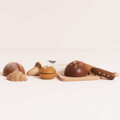 Le Toy Van - Wooden Artisan Bread & Knife Set - 12pcs