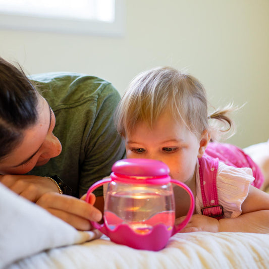 Glo Pals - Water Activated Sensory Mini Play Jar - Pink