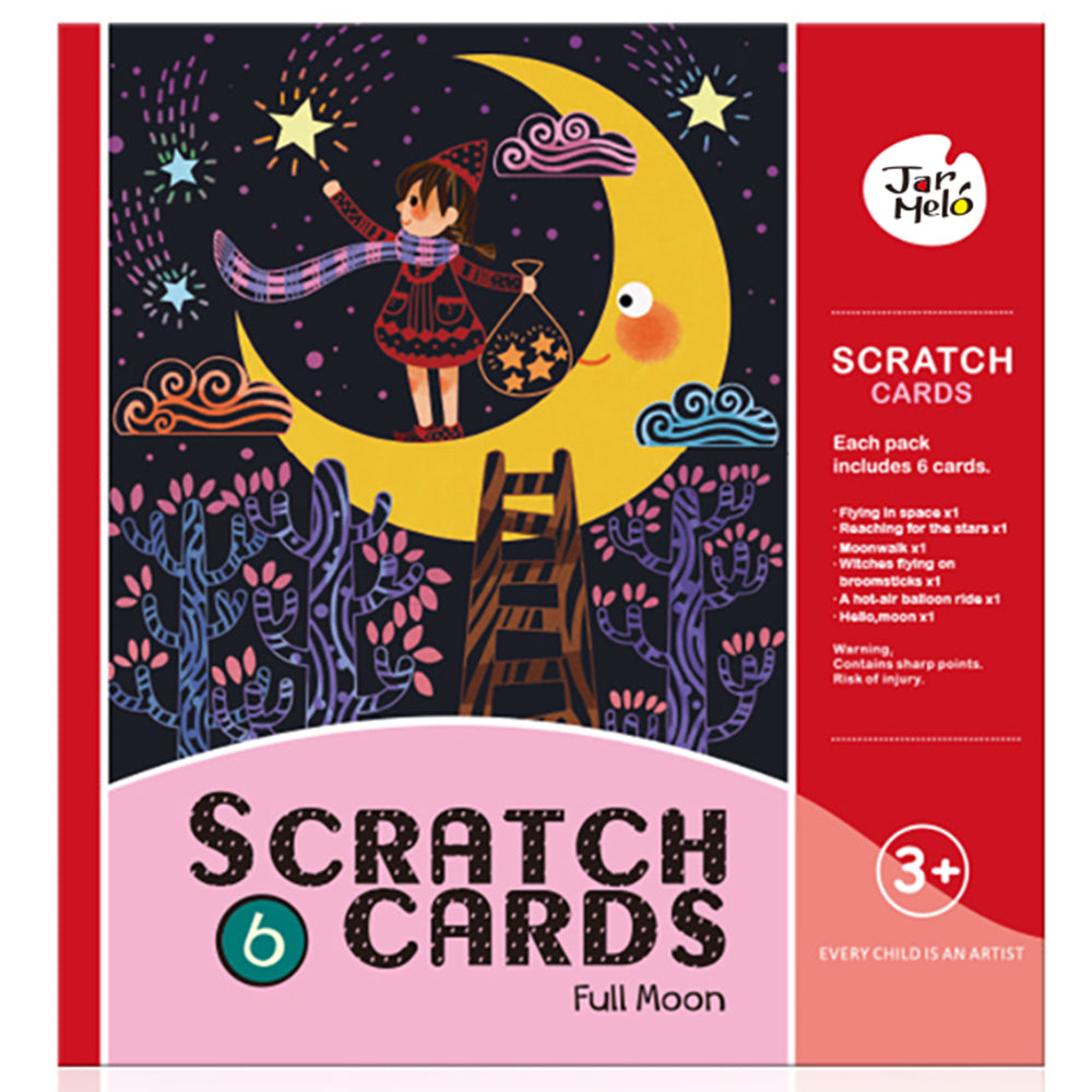 Jar Meló - Scratch Cards Set - Full moon