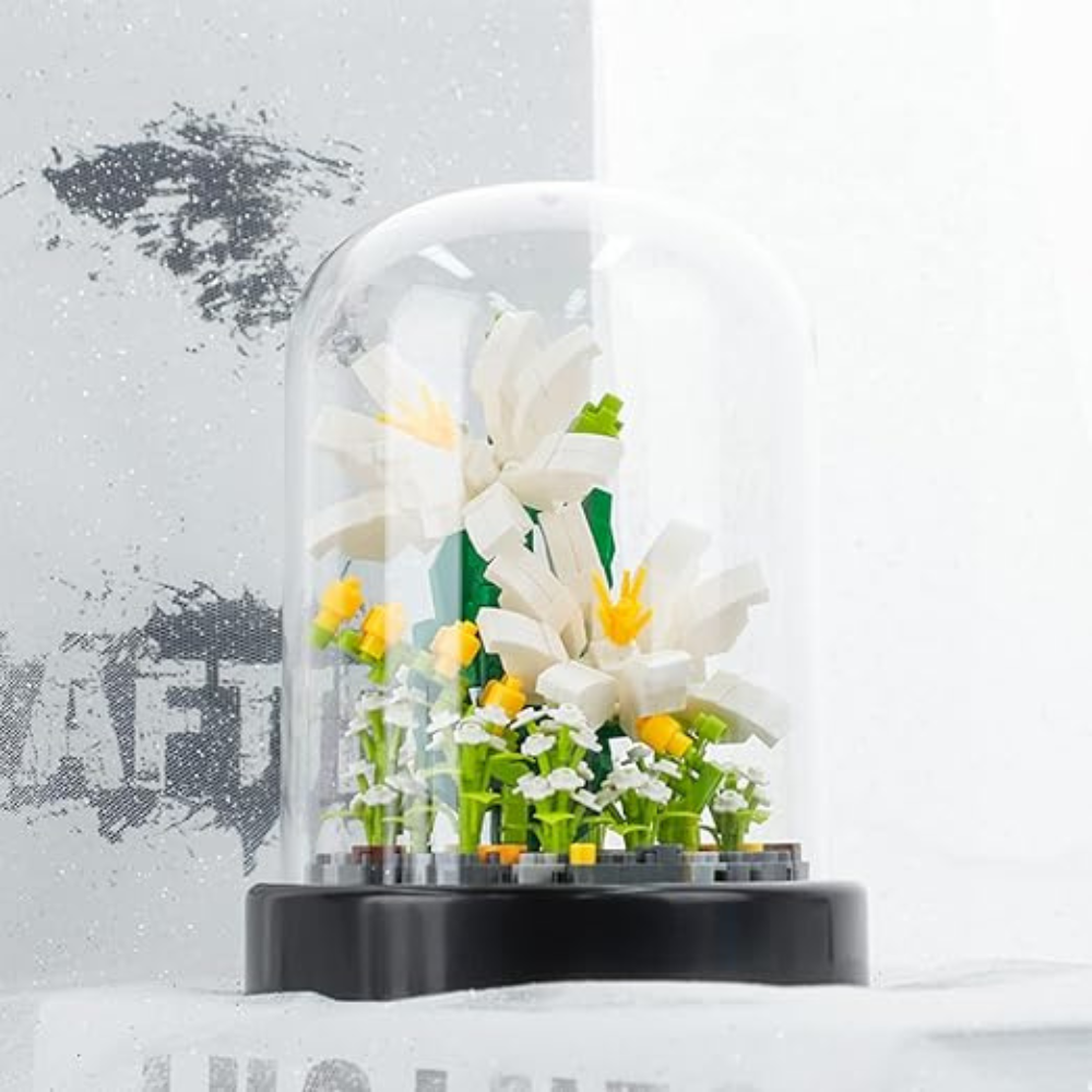 Cogo - Building Block Set - Daisy Flower Dome - 490 Pieces