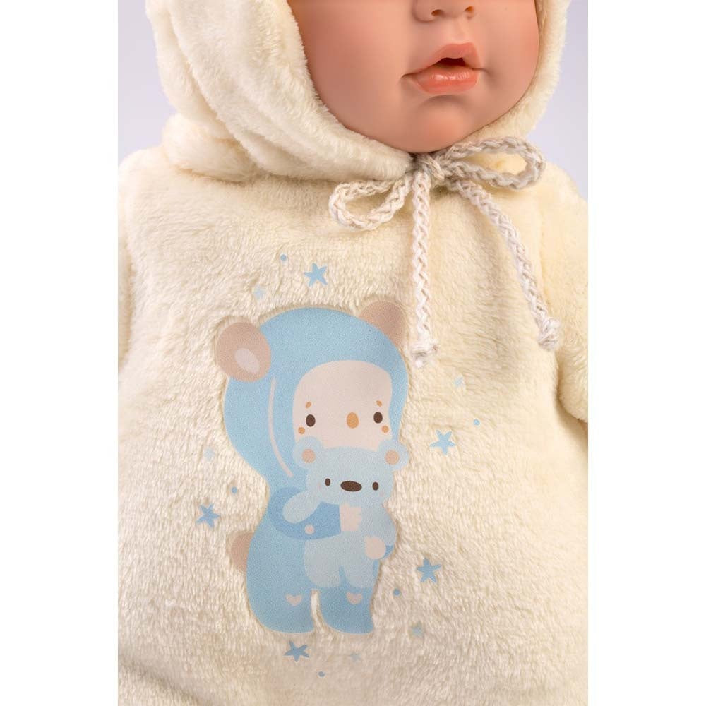 Llorens - Baby Boy Doll with Clothing & Pacifier: Enzo - 42cm