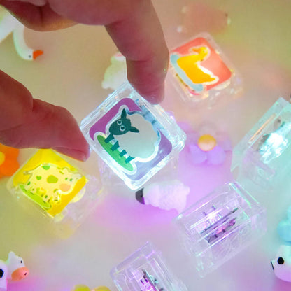 Glo Pals - Water Activated Light-Up Sensory Toys - Farm (6 Pack)