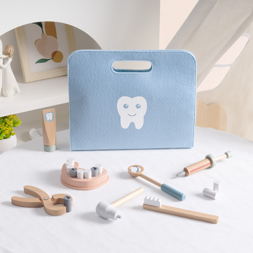 TookyToy - Pretend Play Little Dentist Play Set with Carry Case