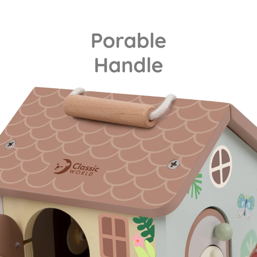 Classic World - Play & Learn - Wooden Locking House