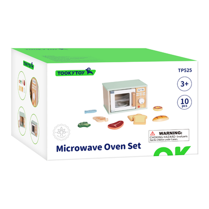 TookyToy - Pretend Play Microwave Oven Toy Set