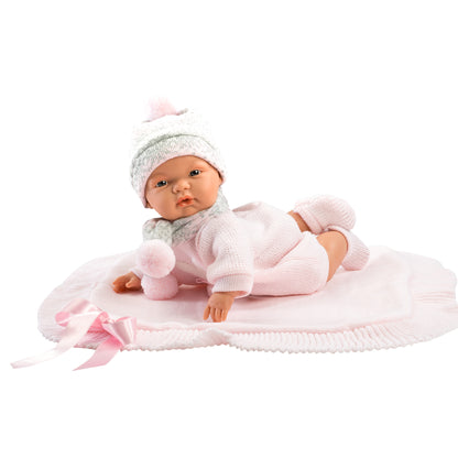 Llorens - Baby Girl Doll with Clothing & Blanket: Joelle - 38cm