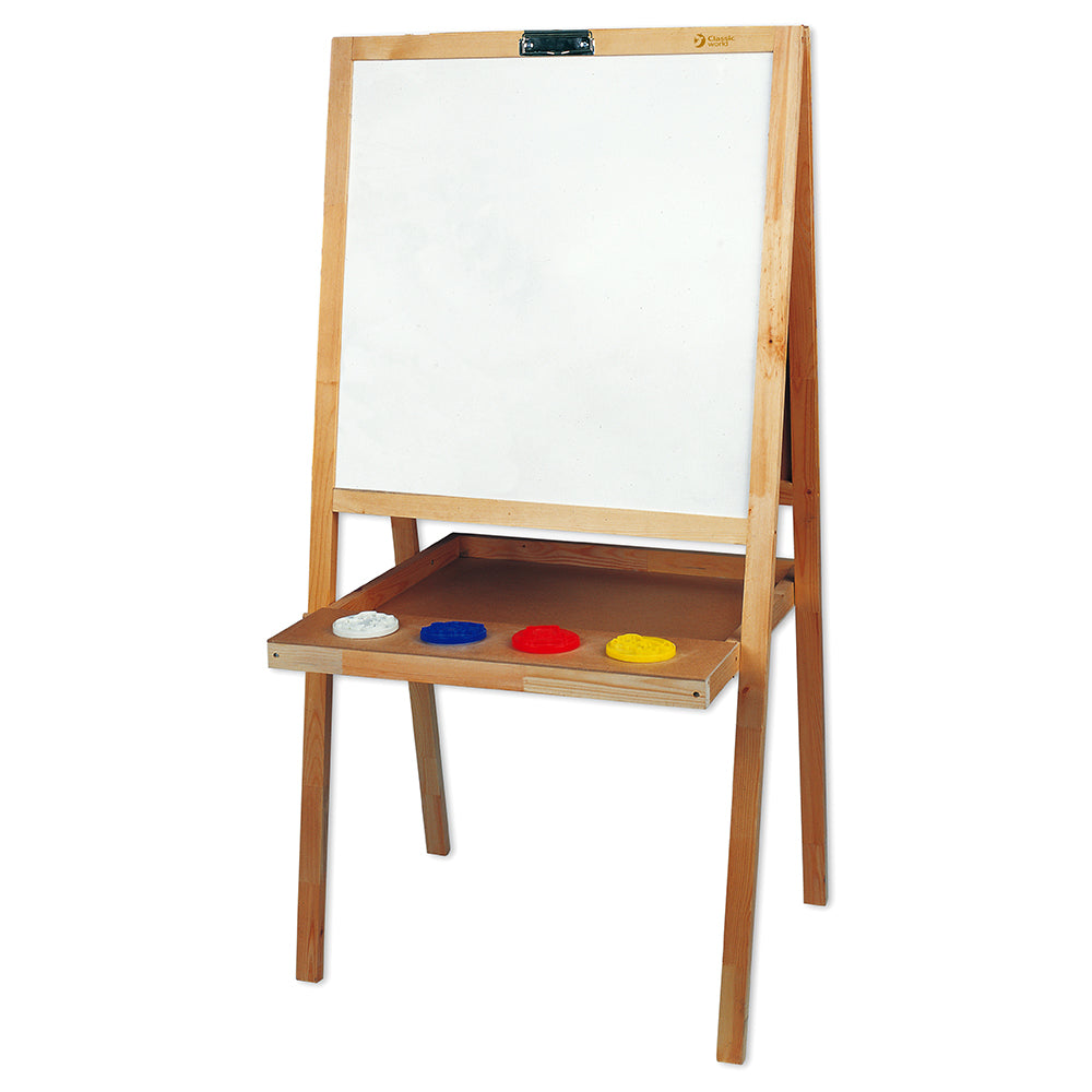 Classic World - 5-in-1 - Blackboard & Whiteboard Art Easel - 58 x 4 x 116 cm