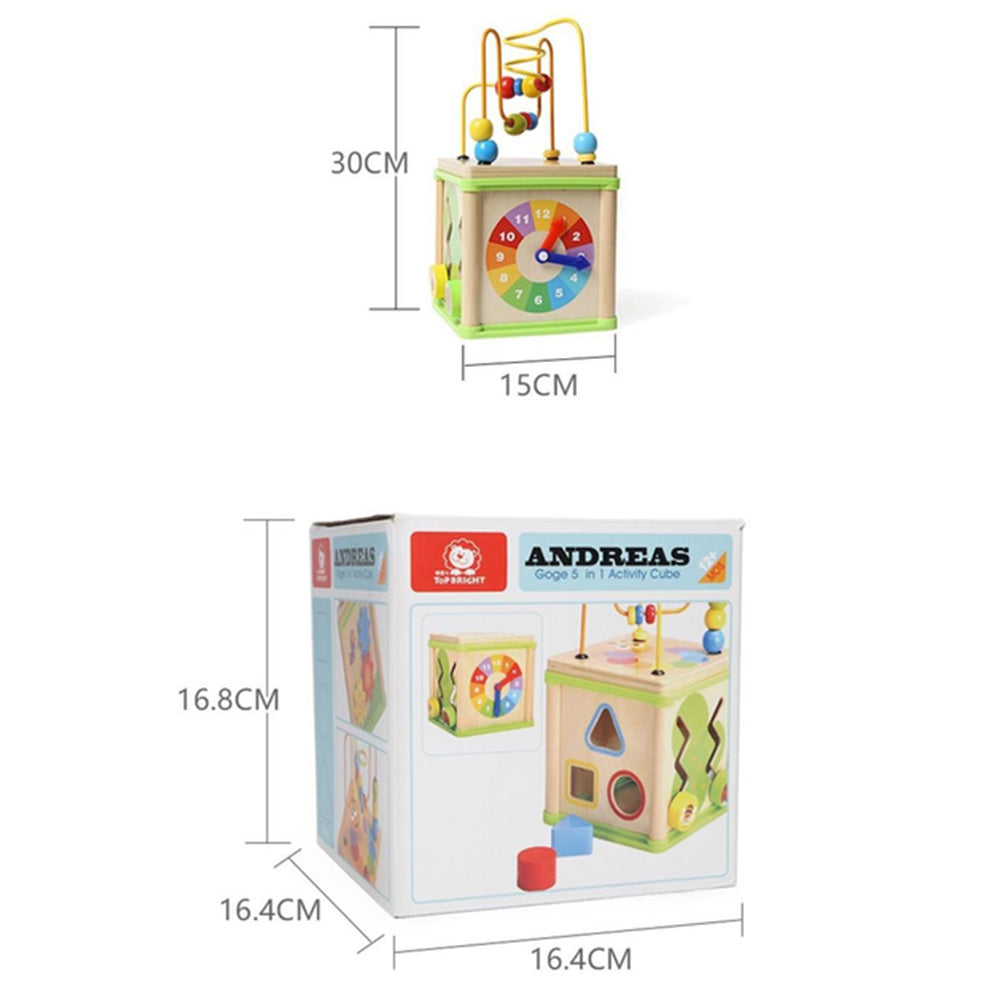 TopBright - Garden 5 in 1 Activity Cube - Spring