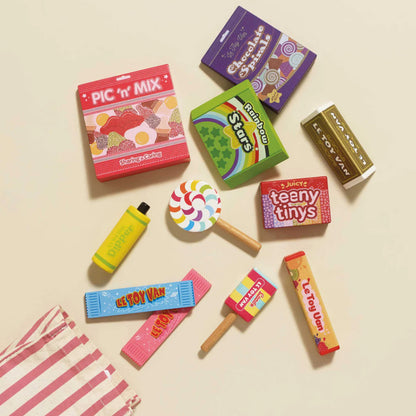 Le Toy Van - Wooden Retro Sweets and Candy Set - 11pcs