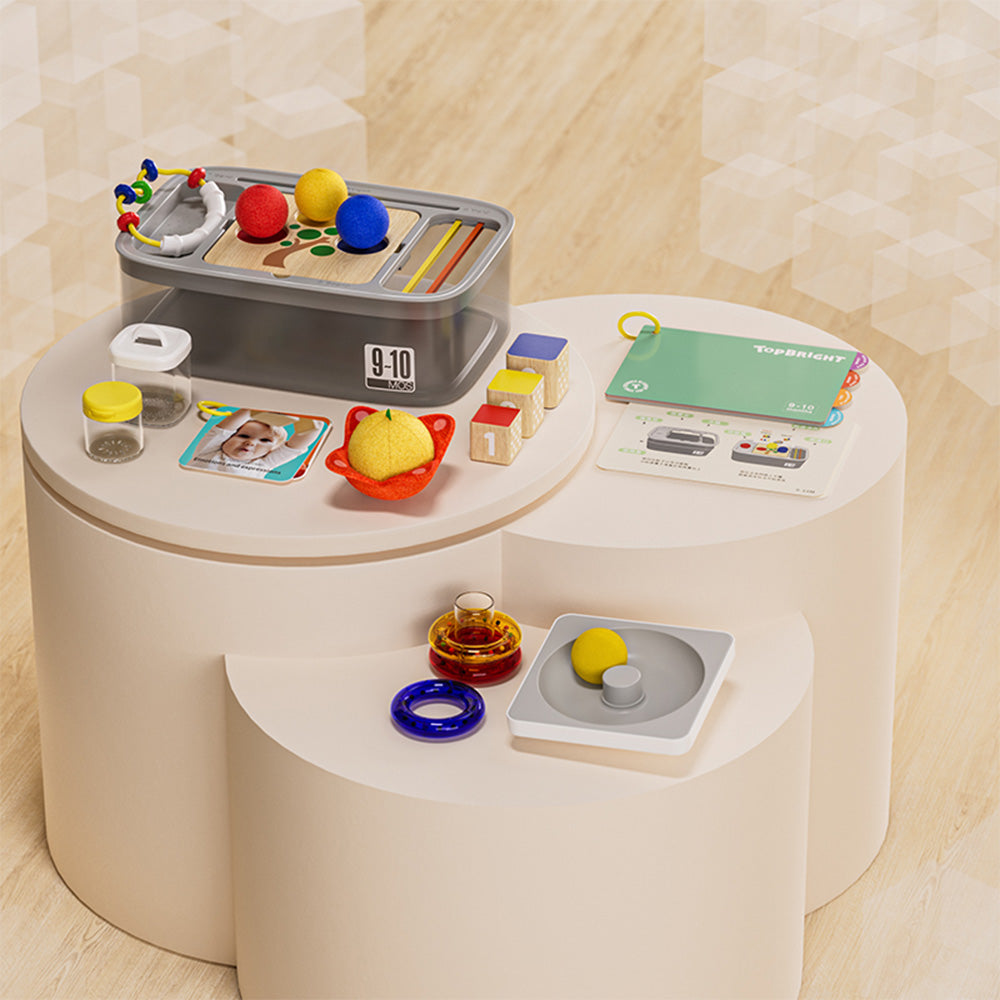 TopBright - 8-in-1 Montessori Educational Activity Box - 9-10 Months