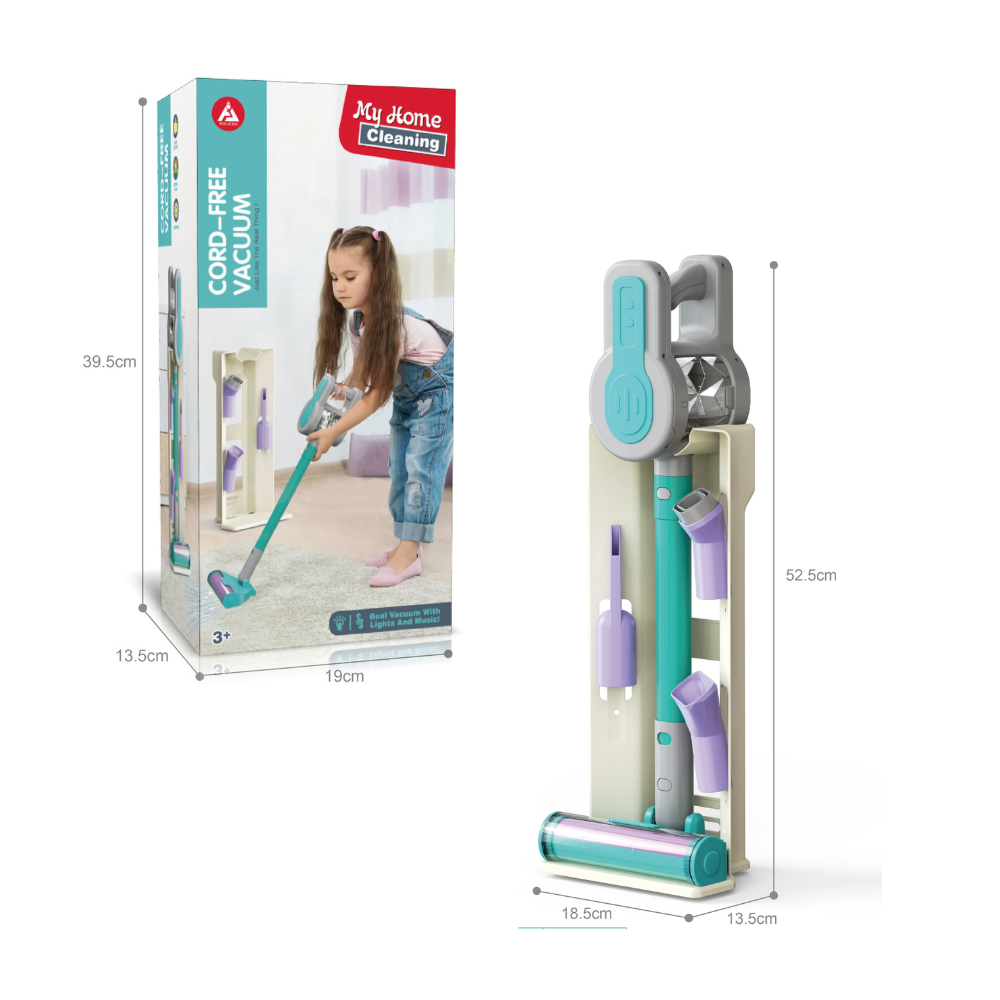 Cogo - Pretend & Play Vacuum Cleaner Toy with Lights and Sound