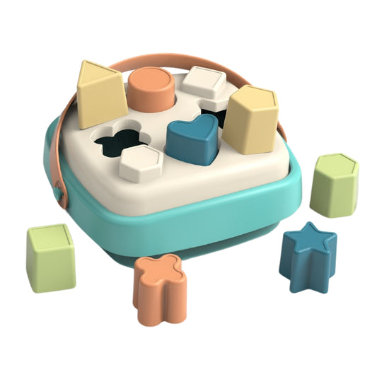 Mingli Toys - Shape Sorting Basket - Eco-friendly Educational Toy - 10 Pieces