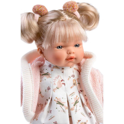 Llorens - Baby Girl Doll with Crying Mechanism, Clothing & Accessories: Roberta - 33cm