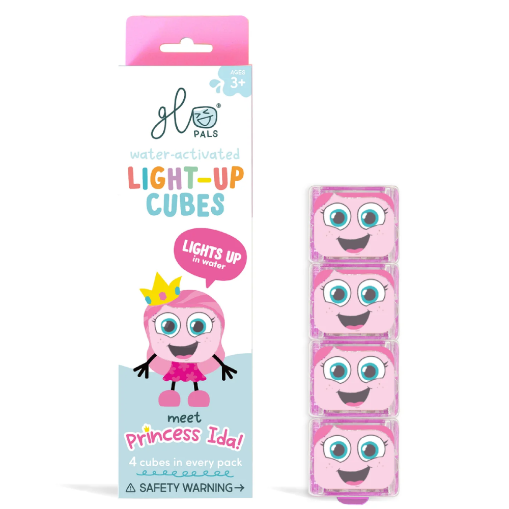 Glo Pals - Water Activated Light-Up Sensory Toys - Princess Ida (4 Pack)