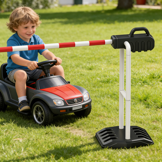 Pretend & Play Parking Boom Barrier - Road Safety Role-Play Accessory