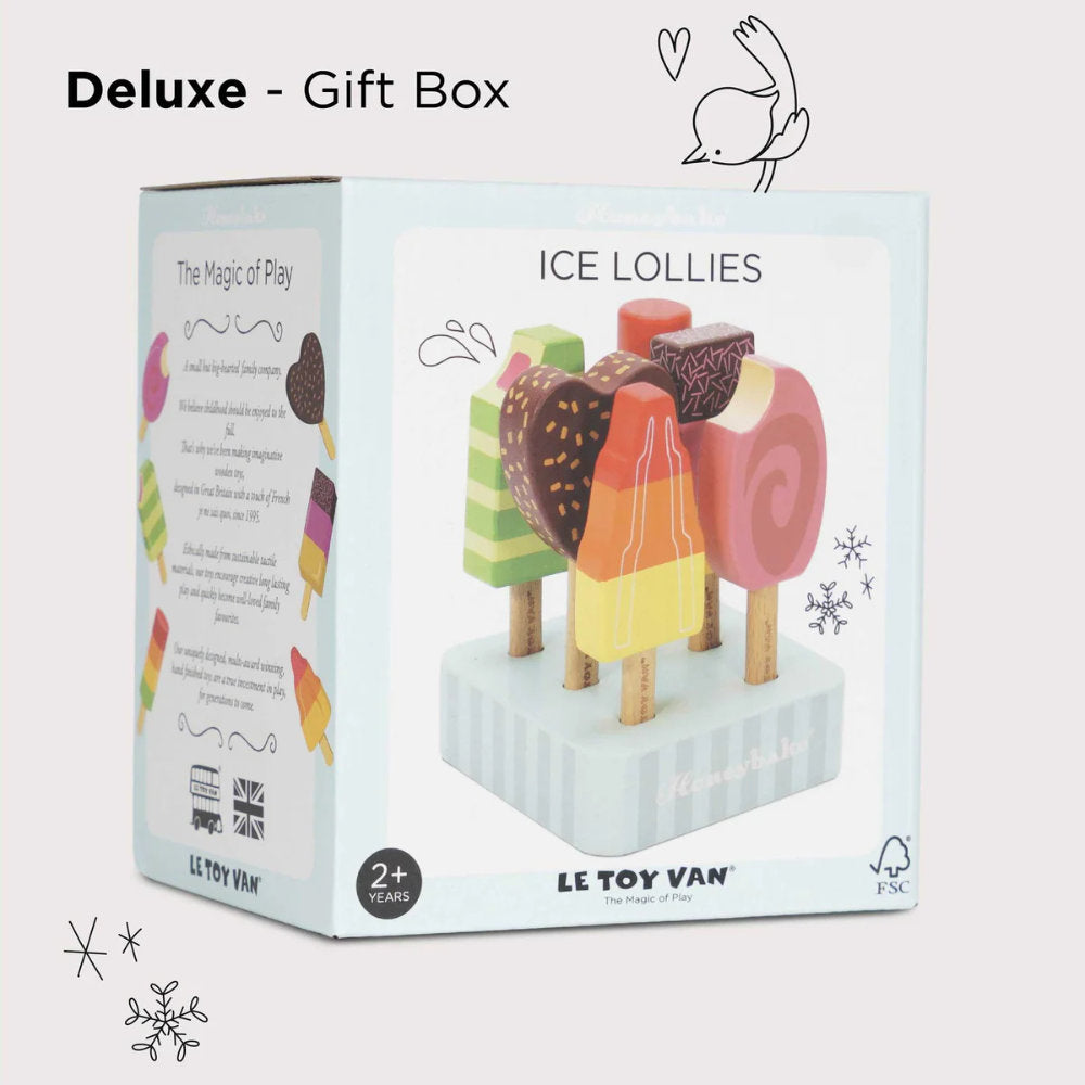 Le Toy Van - Wooden Ice Lollies Popsicles - 7pcs